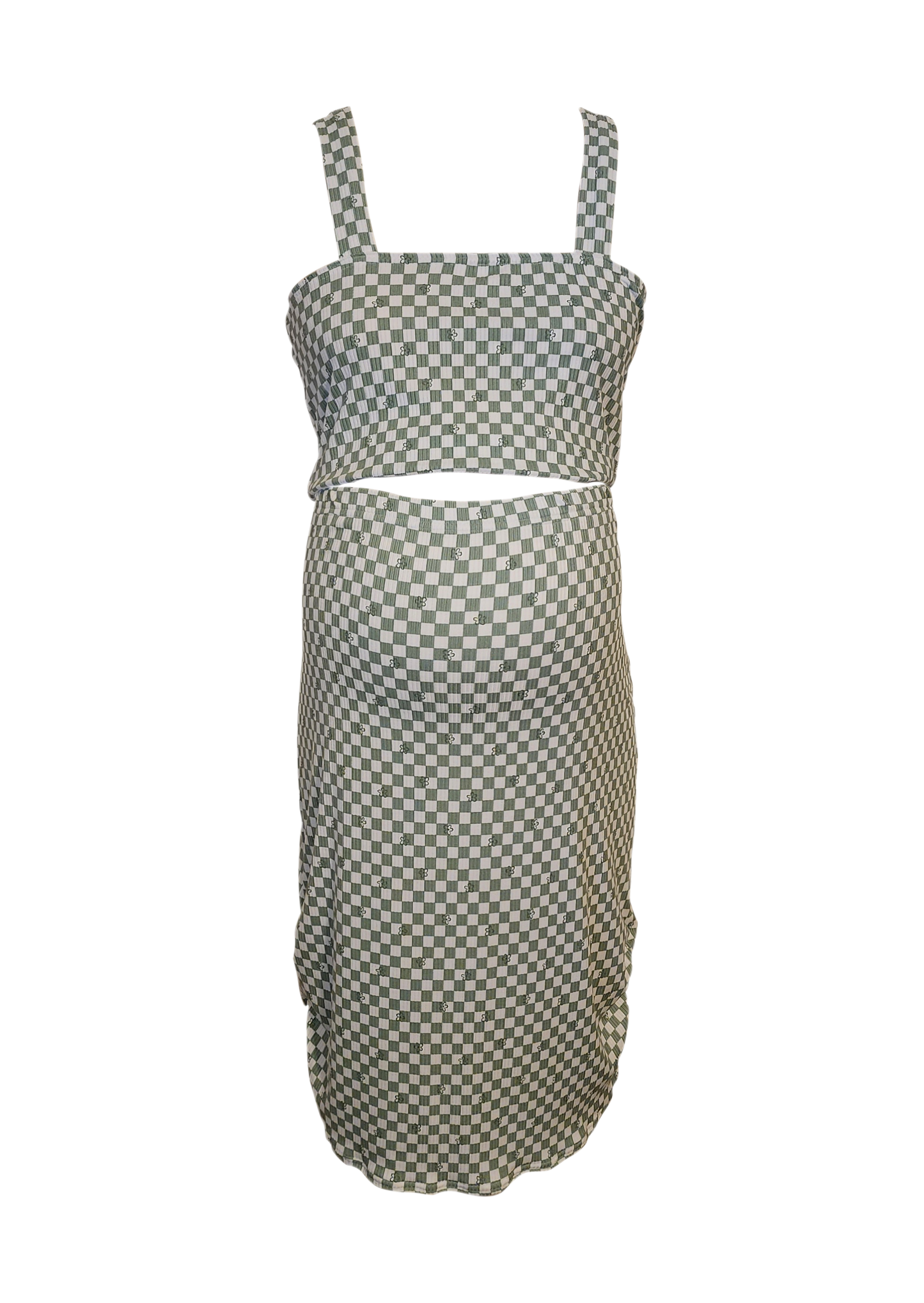 Retro Reina Jess Crop Tank and High Waisted Skirt