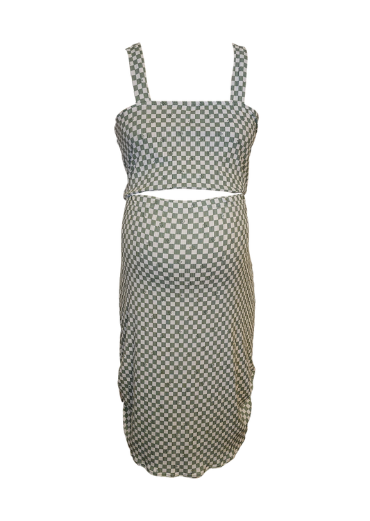 Retro Reina Jess Crop Tank and High Waisted Skirt